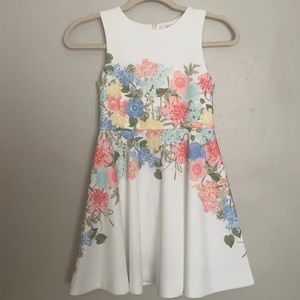 Cute Floral Girls Dress, Size 10